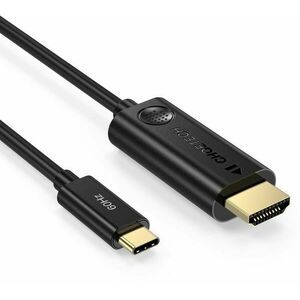 Choetech USB-C to HDMI 4K PVC 1.8M Cable black kép
