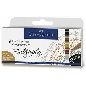 Faber-Castell Pitt Artist Caligraphy marker, 6 szín kép