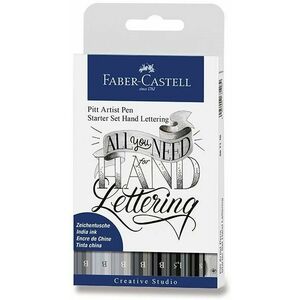 Faber-Castell Pitt Artist Pen Hand Lettering filc, 9 db-os készlet kép