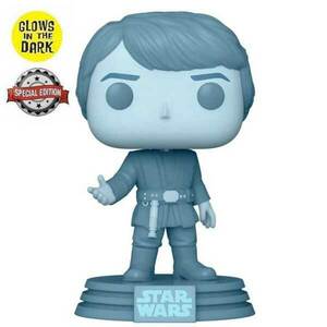 POP! Holographic Luke Skywalker (Star Wars) Special Kiadás (Világít a sötétben) figura kép