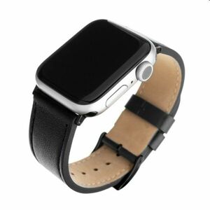FIXED bőrszíj for Apple Watch 38/40/41 mm, fekete kép