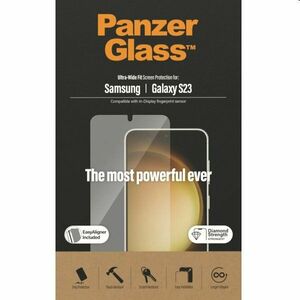Védőüveg PanzerGlass UWF AB for Samsung Galaxy S23, fekete kép
