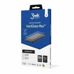 Védőüveg 3mk HardGlass Max Lite for Xiaomi 12 5G, fekete kép