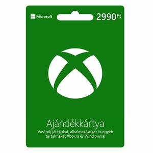Xbox ajándékkártya 2 990 Ft kép