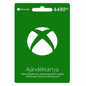 Xbox ajándékkártya 4 490 Ft kép