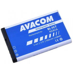 Avacom - Nokia 6303, 6730, C5, Li-Ion 3, 7 V 1050 mAh (pót BL-5CT) kép