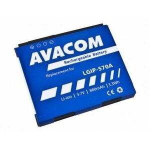 Avacom akkumulátor LG KP500 készülékhez, Li-Ion 3.7V 880mAh (LGIP-570A helyett) kép