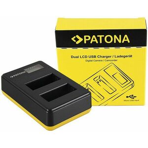 PATONA - Foto Dual LCD Canon LP-E17, USB kép