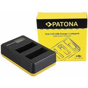 PATONA - Foto Dual LCD Nikon EN-EL14, USB kép