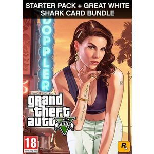 Grand Theft Auto V (GTA 5)+ Criminal Enterprise Starter Pack + Great White Shark Card - PC DIGITAL kép