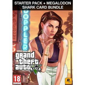 Grand Theft Auto V (GTA 5) + Criminal Enterprise Starter Pack + Megalodon Shark Card - PC DIGITAL kép