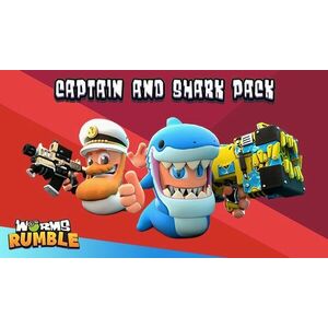 Worms Rumble - Captain & Shark Double Pack - PC DIGITAL kép