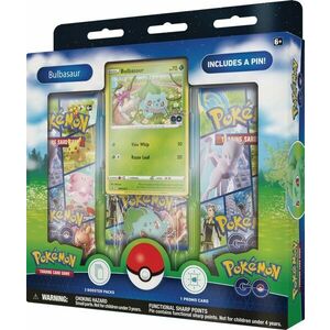 Pokémon TCG: Pokémon GO - Pin Box - Bulbasaur kép