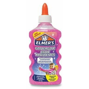 Elmer Glitter Glue 177ml, rózsaszín kép