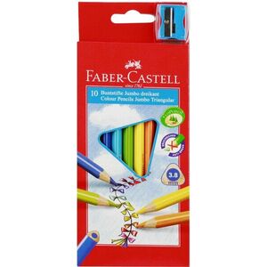 Faber-Castell Jumbo ceruzák, 10 szín kép