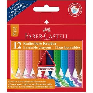 Faber-Castell Plastic Colour Grip pasztellkréták, 12 szín kép