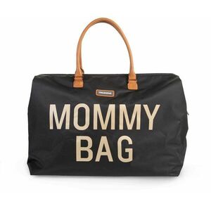 CHILDHOME Mommy Bag Black Gold kép