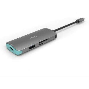 TEC USB-C Metal Nano Dock 4K HDMI + Tápellátás 60 W kép