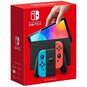 Nintendo Switch (OLED model) Neon blue/Neon red kép