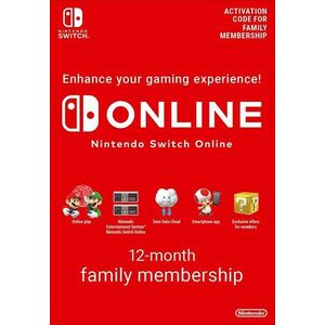 365 Days Online Membership (Family) - Nintendo Switch Digital kép