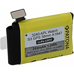 PATONA az Apple Watch 3 GPS 262 mAh A1847 38 mm-es órájához kép