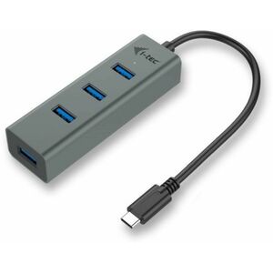 I-TEC USB-C Metal 4-port HUB kép