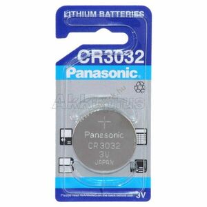 Panasonic Lithium gombelem CR3032 1db/csom. kép