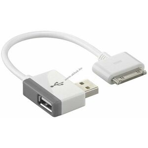 Goobay USB HUB + kábel - kb. 18cm USB -> Apple - A készlet erejéig! kép