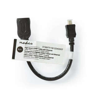 Nagy Sebességű HDMI ™ kábel Ethernet | HDMI™ Micro Csatlakozó | H... kép