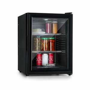 Klarstein Brooklyn 42, mini hűtőszekrény, üvegajtóval, LED világítás, polcok kép