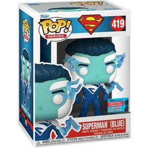 Funko POP! Heroes DC - Superman (Blue) (NYCC LE) kép