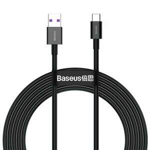 Baseus Superior USB-USB-C kábel 66W 2m (CATYS-A01) - fekete kép