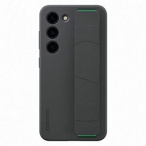 Silicone Grip Cover tok Samsung Galaxy S23 számára, fekete kép