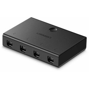 Ugreen USB-A 2.0 4 In 1 Out Sharing KVM Switcher Black kép