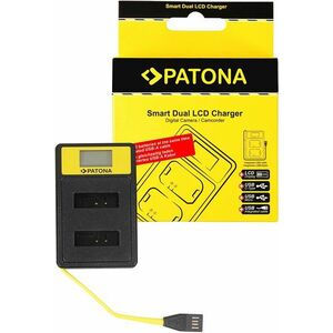 PATONA - Dual Canon NB-13L, LCD, USB-vel kép