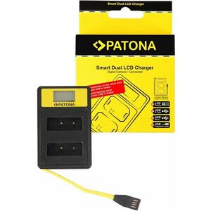 PATONA - Dual Olympus PS-BLS1/PS-BLS5 s LCD, USB kép