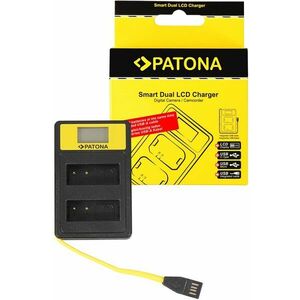 PATONA - Dual Panasonic DMW-BLG10 , LCD, USB-vel kép
