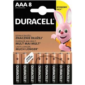 Duracell Basic alkáli elem 8 db (AAA) kép