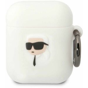 Karl Lagerfeld 3D Logo NFT Karl Head szilikon tok Airpods 1/2 White készülékhez kép