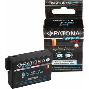 PATONA Canon LP-E8/LP-E8 + 1300mAh Li-Ion Platinumhoz kép