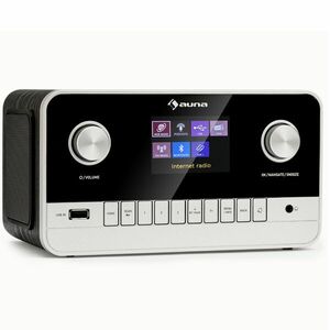 Auna Connect 100 MKII, Internetes rádió, Media Player, Bluetooth, DAB/DAB+, alkalmazásvezérlés kép