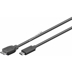 Goobay USB SuperSpeed kábel USB 3.0 A -> USB-C csatlakozó - 1m kép