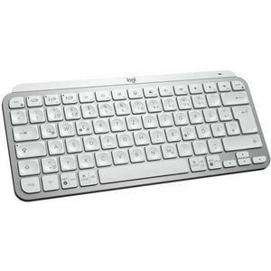 Logitech MX Keys Mini Minimalist Wireless Illuminated Keyboard, Pale Grey - DE kép