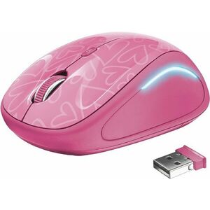 Trust Yvi FX Wireless Mouse - pink kép