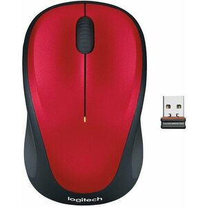 Logitech Wireless Mouse M235 piros kép