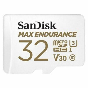 SanDisk microSDHC 32GB Max Endurance + SD adapter kép