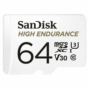 SanDisk microSDHC High Endurance Video 64 GB U3 V30 kép