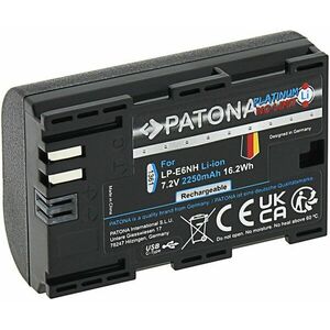 PATONA akkumulátor Canon LP-E6NH 2250mAh Li-Ion Platinum USB-C töltéshez kép