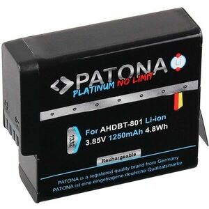 PATONA a GoPro Hero 5/6/7/8-hoz 1250 mAh Li-Ion Platinum kép