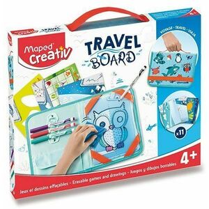 Maped Travel Board Set - Játék és rajzolás állatokkal kép